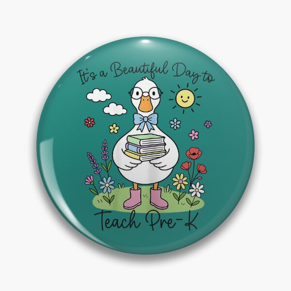 Item preview, Back to School First Day Goose Pre-K Preschool Teacher designed and sold by KristineLi.
