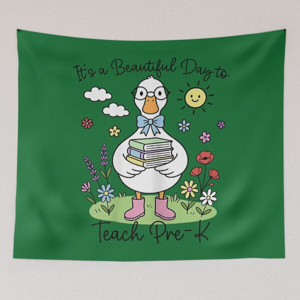 Item preview, Back to School First Day Goose Pre-K Preschool Teacher designed and sold by KristineLi.