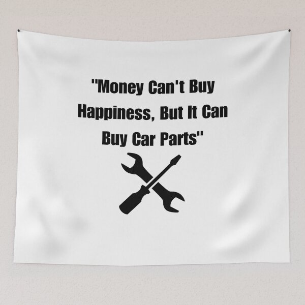 Item preview, Money Cant Buy Happiness But It Can Buy Car Parts Funny Mechanic designed and sold by eihabo.