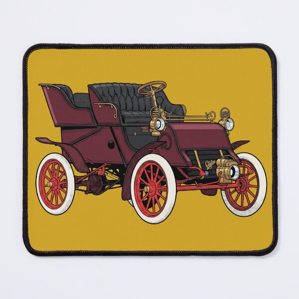 Item preview, 1903 Cadillac Model A Runabout: Vintage Brass Era Automobile Art designed and sold by FreiherrPK.