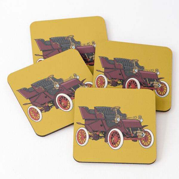 Item preview, 1903 Cadillac Model A Runabout: Vintage Brass Era Automobile Art designed and sold by FreiherrPK.