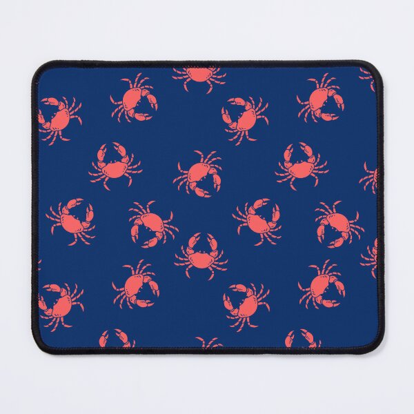 Item preview, Pattern Crab on blue navy background designed and sold by Kimos Creative Store.