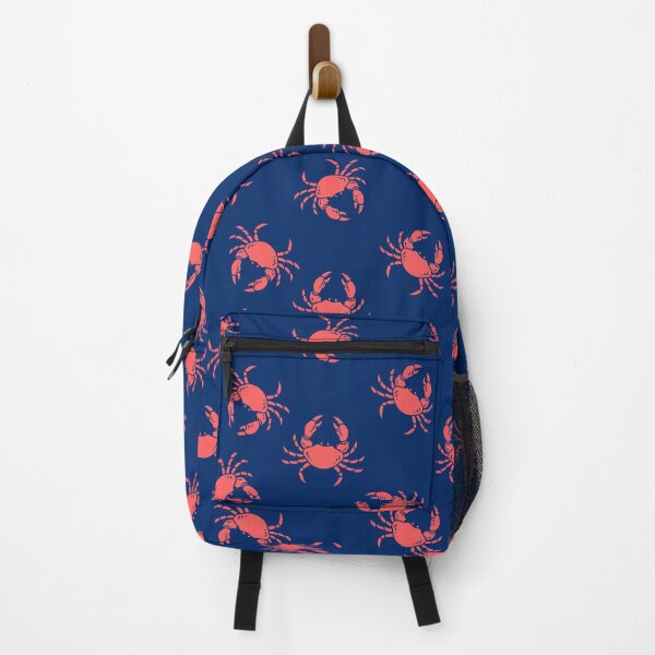 Item preview, Pattern Crab on blue navy background designed and sold by Kimos Creative Store.