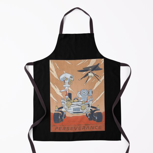 Item preview, Perseverance Mars Rover and Ingenuity Helicopter- A Space Illustration  designed and sold by stacree.