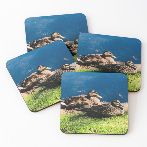 Item preview, Ducks Resting by Lake  designed and sold by Jasbindar Singh.