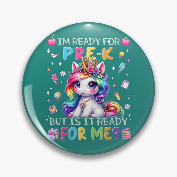 Item preview, Back to School I'm Ready for Pre-K Unicorn Girl designed and sold by KristineLi.