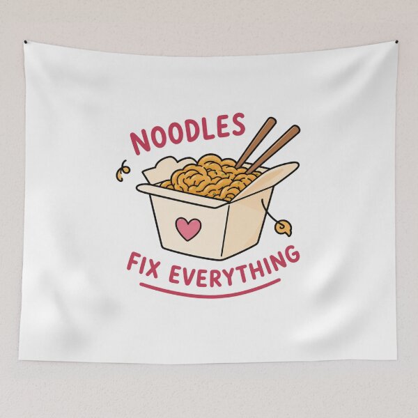 Item preview, Noodles Fix Everything designed and sold by PaperField.