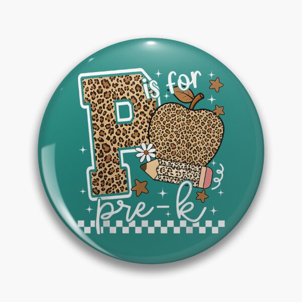 Item preview, Back to School P is for Pre K Leopard Apple Kids designed and sold by KristineLi.