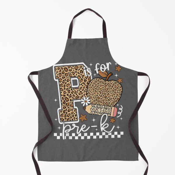 Item preview, Back to School P is for Pre K Leopard Apple Kids designed and sold by KristineLi.