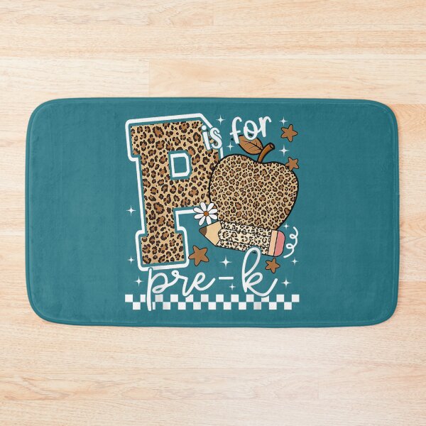 Item preview, Back to School P is for Pre K Leopard Apple Kids designed and sold by KristineLi.