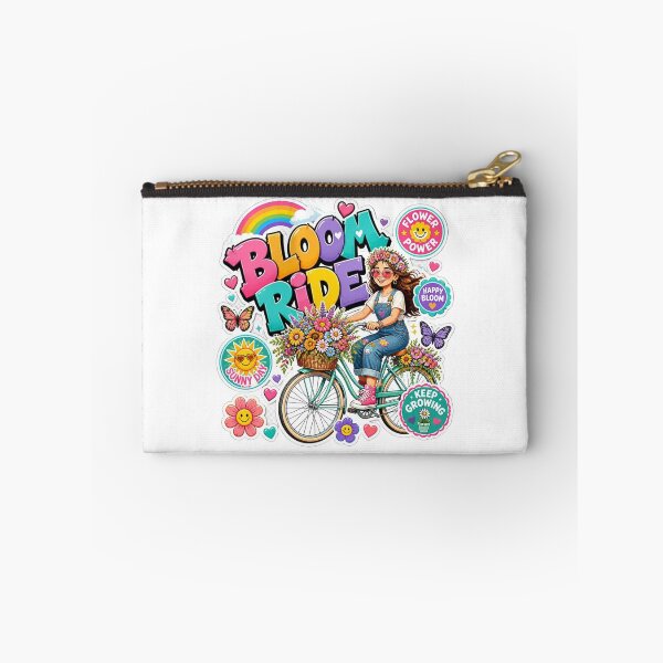 Item preview, BLOOM RIDE Graffiti Sticker PNG | Cute Bicycle Girl Floral Aesthetic | Colorful Spring Flowers Vinyl Decal for Laptop, Water Bottle & Journal designed and sold by Stylestickers55.