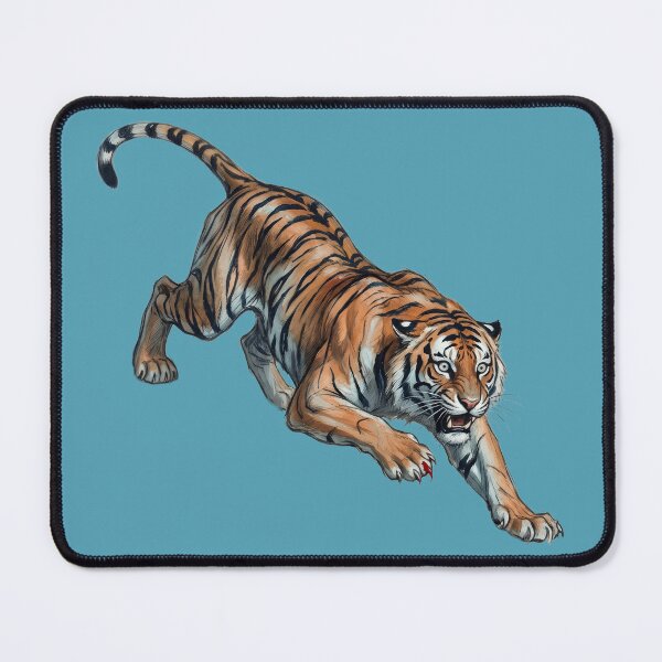 Item preview, Vengeful Pouncing Tiger: Dynamic Wildlife Anatomy Art designed and sold by FreiherrPK.