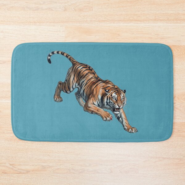 Item preview, Vengeful Pouncing Tiger: Dynamic Wildlife Anatomy Art designed and sold by FreiherrPK.