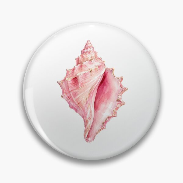Item preview,   Blush Pink  Conch Shell with Gold Accents designed and sold by SOUFIANE1991.