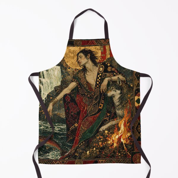 Item preview, Loki at Franang's Fall | Norse Mythology Wall Art designed and sold by Stoneflower-Art.