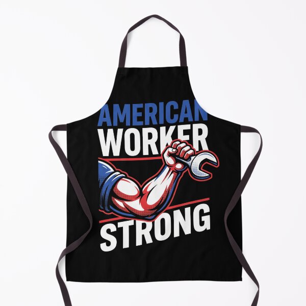 Item preview, American Worker Strong Wrench Labor Day Patriotic Mechanic designed and sold by TeNovaStudio.