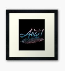 Angel halo Framed Print