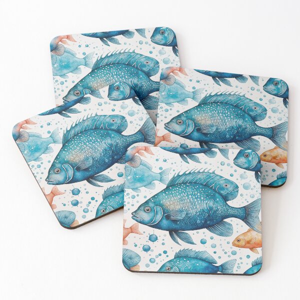 Item preview, Velvet Current: The Blue Gourami designed and sold by Helios Be. Lavsh.