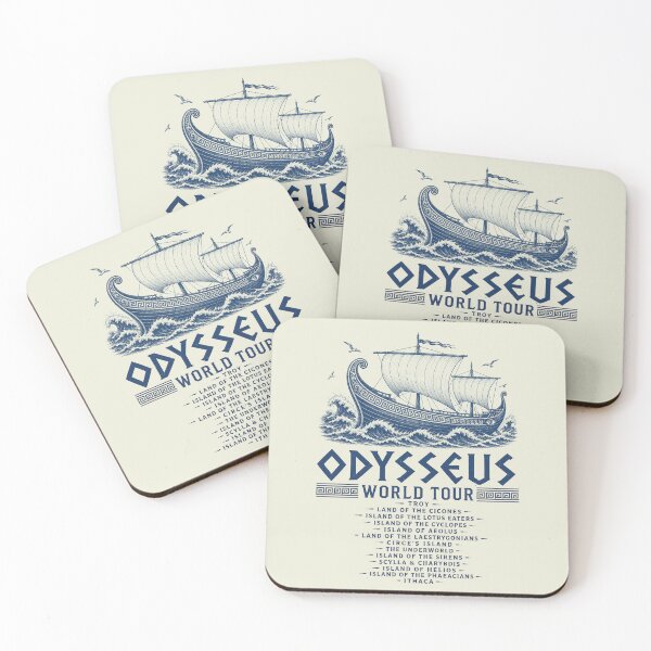 Item preview, Odyssey Homer Dark Academia Odysseus World Tour designed and sold by D4nnyBoiArt.