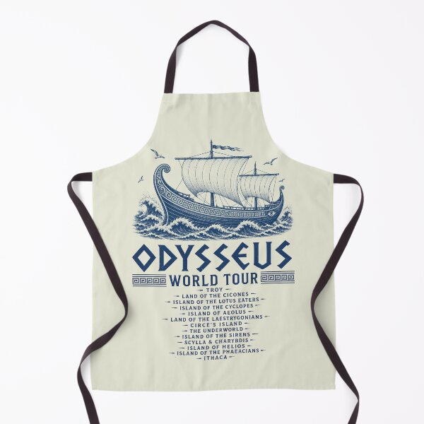 Item preview, Odyssey Homer Dark Academia Odysseus World Tour designed and sold by D4nnyBoiArt.