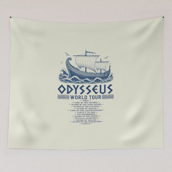 Item preview, Odyssey Homer Dark Academia Odysseus World Tour designed and sold by D4nnyBoiArt.