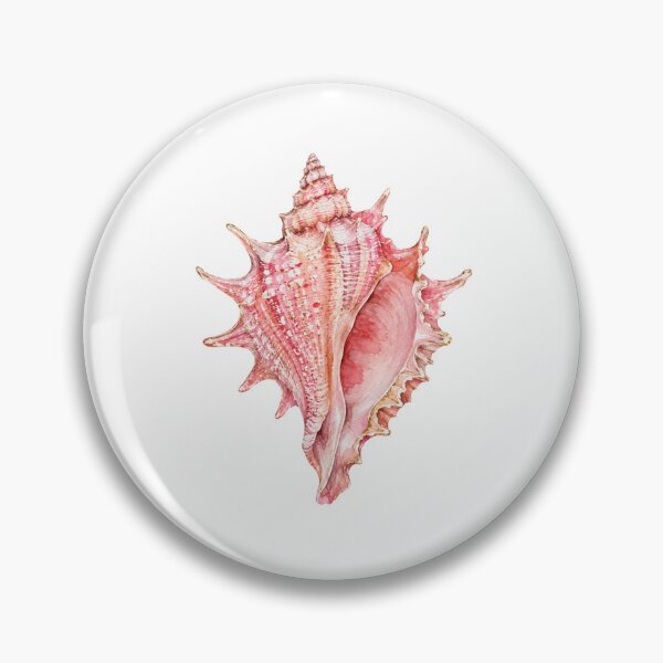 Item preview,  Blush Pink  Conch Shell with Gold Accents designed and sold by SOUFIANE1991.