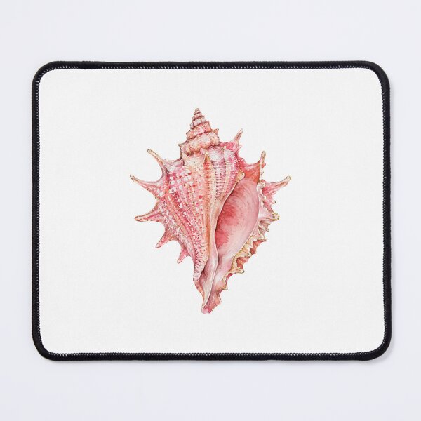 Item preview, Blush Pink Conch Shell with Gold Accents designed and sold by SOUFIANE1991.