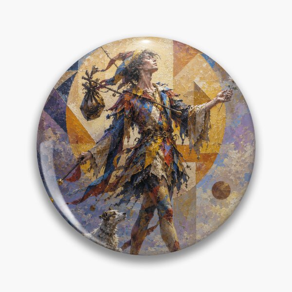 Item preview,  Tarot Card the Fool painting. designed and sold by GalleryKauffeld.