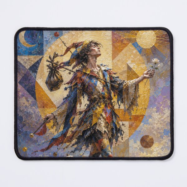 Item preview, Tarot Card the Fool painting. designed and sold by GalleryKauffeld.