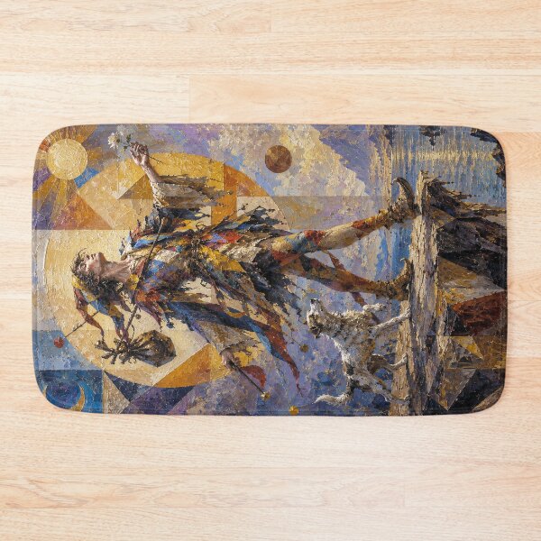 Item preview,  Tarot Card the Fool painting. designed and sold by GalleryKauffeld.