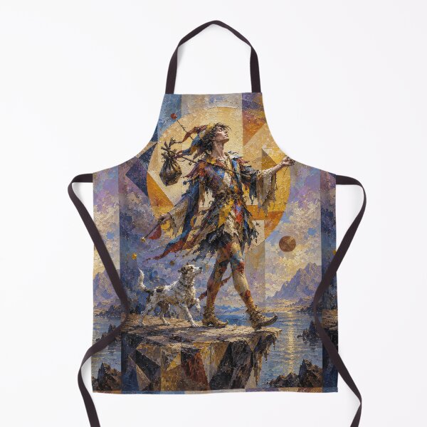 Item preview, Tarot Card the Fool painting. designed and sold by GalleryKauffeld.