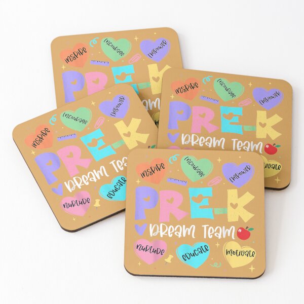 Item preview, Back to School Pre K Dream Team Heart Teacher Kid designed and sold by GreggRoss.