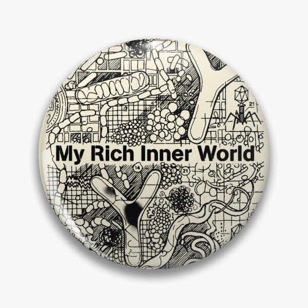 Item preview, Host Organism Confession: "My Rich Inner World" Microbiome Diagram designed and sold by FreiherrPK.