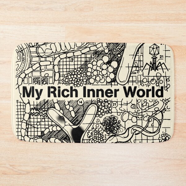 Item preview, Host Organism Confession: "My Rich Inner World" Microbiome Diagram designed and sold by FreiherrPK.