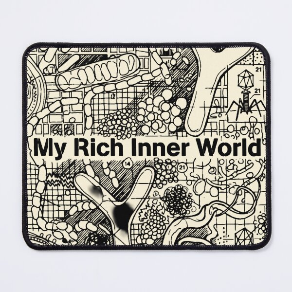 Item preview, Host Organism Confession: "My Rich Inner World" Microbiome Diagram designed and sold by FreiherrPK.