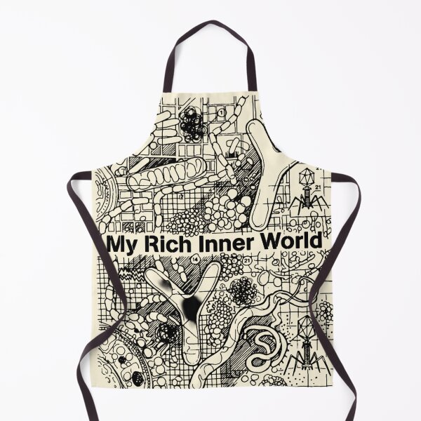 Item preview, Host Organism Confession: "My Rich Inner World" Microbiome Diagram designed and sold by FreiherrPK.