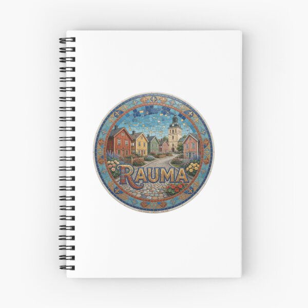 Item preview, Rauma Old Town Mosaic Travel Sticker Summer Souvenir designed and sold by Imaginarium of Chaos falcon88 .