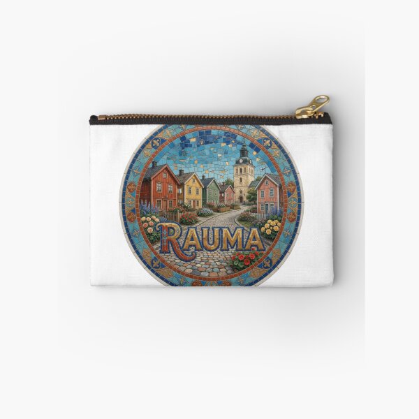 Item preview, Rauma Old Town Mosaic Travel Sticker Summer Souvenir designed and sold by Imaginarium of Chaos falcon88 .