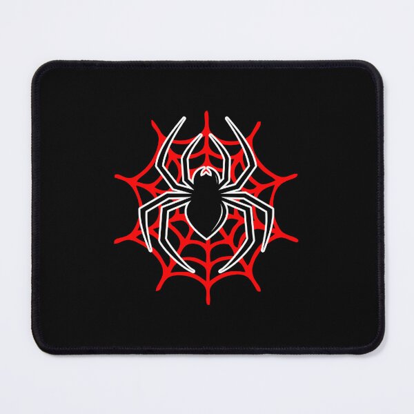 Item preview, Black Spider with Red Web | Gothic Halloween Arachnid Design designed and sold by coolcreativeco.