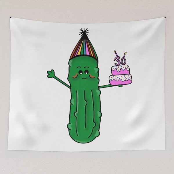 Item preview, Happy 30th Birthday Dill Pickle designed and sold by Sartoris Art.