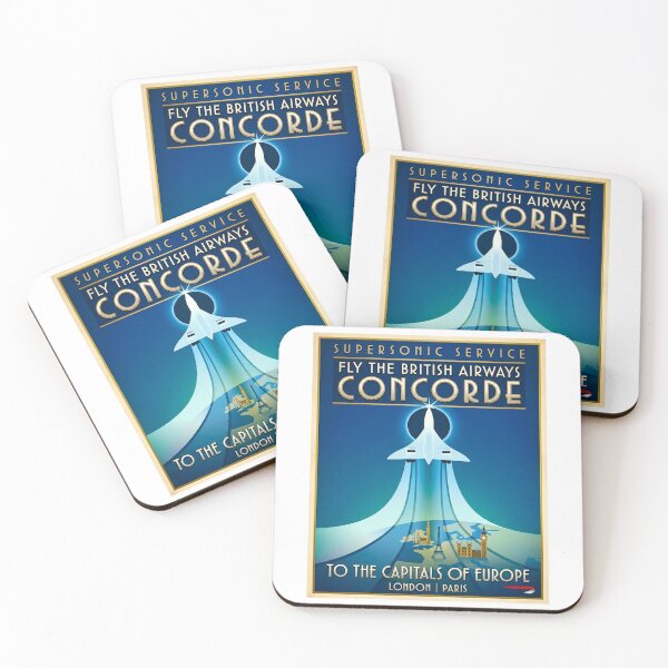 Item preview, Vintage Poster featuring the Concorde designed and sold by JoeNeckbone's Hangout.