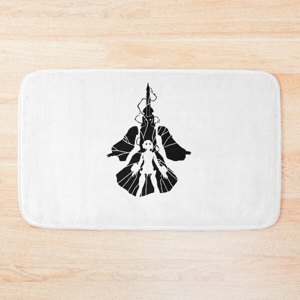 Item preview, Bichromatic Android Warrior Silhouette Monochrome Persona 3 Inspired Art designed and sold by GeekMix.