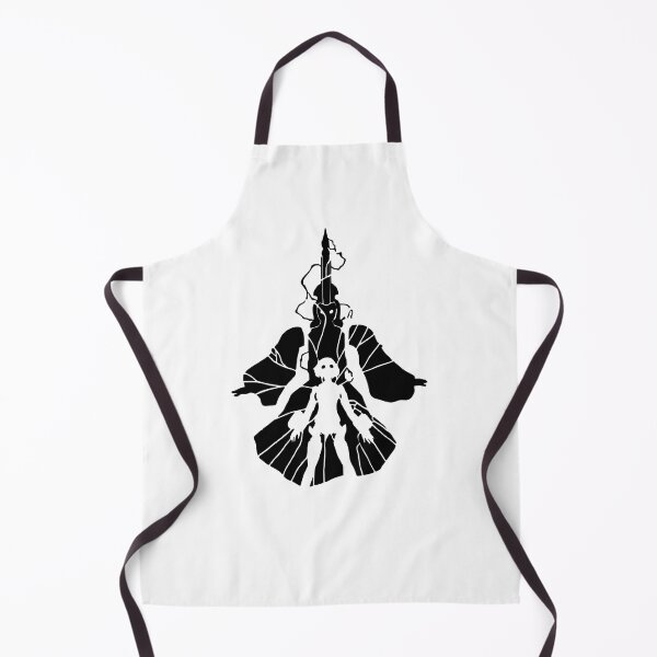 Item preview, Bichromatic Android Warrior Silhouette Monochrome Persona 3 Inspired Art designed and sold by GeekMix.