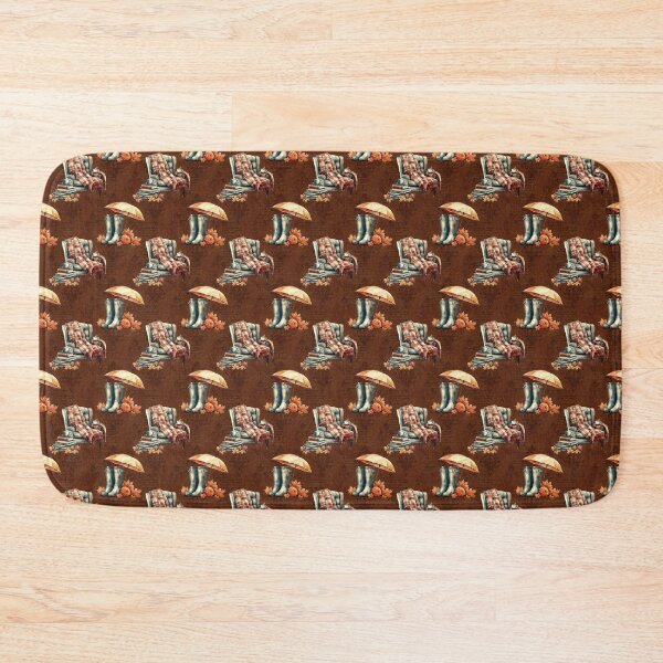 Item preview, Brown Fall Rain Boots and Pumpkins  designed and sold by LouieVanille.