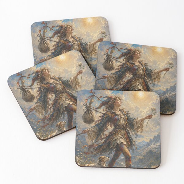 Item preview, The Fool Tarot Card painting. designed and sold by GalleryKauffeld.