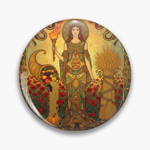 Item preview, Demeter, Bringer of Abundance | Greek Goddess Wall Art  designed and sold by Stoneflower-Art.