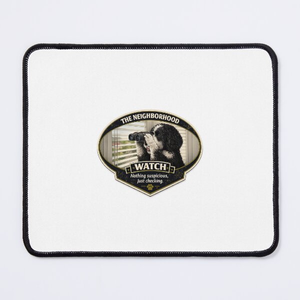Item preview, Portuguese Water Dog: Neighborhood Watch designed and sold by PWD-Art-And-Graphics.