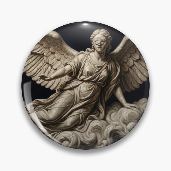 Item preview, Gothic Renaissance Blind Angel Oil Painting designed and sold by Tout-Puissant.