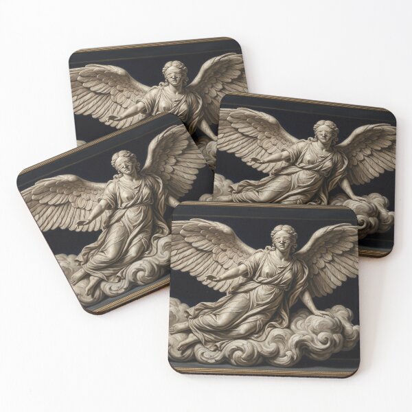Item preview, Gothic Renaissance Blind Angel Oil Painting designed and sold by Tout-Puissant.