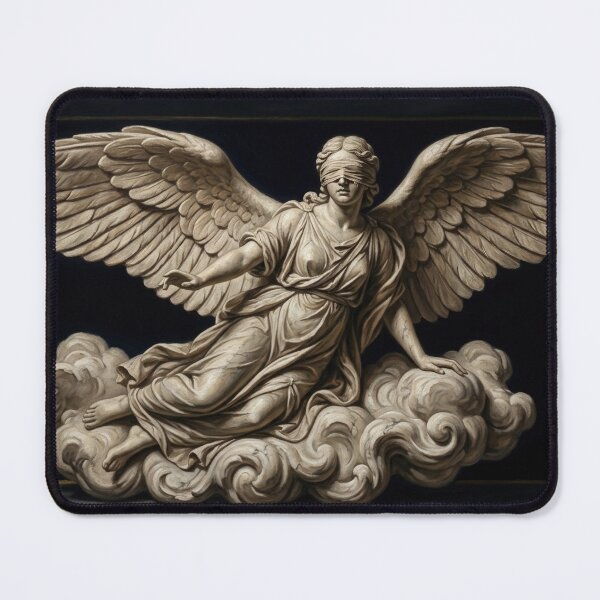 Item preview, Gothic Renaissance Blind Angel Oil Painting designed and sold by Tout-Puissant.